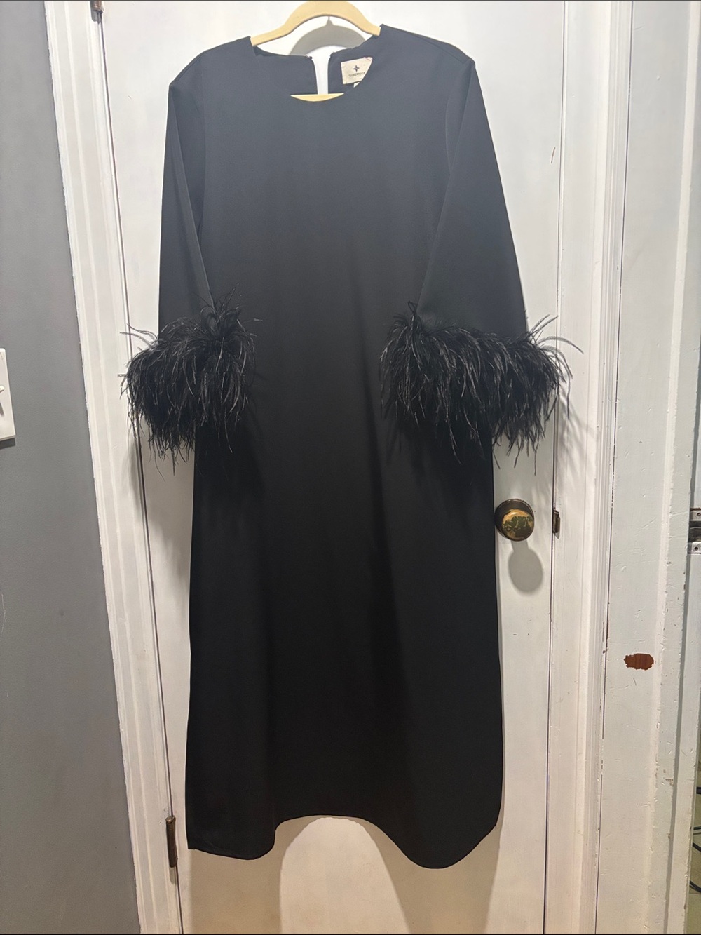 TUCKERNUCK Jamie feather midi dress sold out - Picture 2 of 8